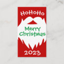 Search for merry business cards Santa