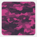 Search for camouflage background stickers Pink