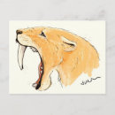 Search for smilodon postcards Sabre tooth