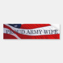 Search for army wife bumper stickers Proud