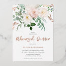 Search for foil rehearsal dinner invitations Trendy