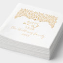 Search for new years eve napkins Typography script