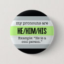 Search for he him pronoun badges Gender