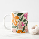Search for retro floral mugs Orange