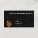 Search for stage business cards Music