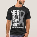 Search for brain cancer tshirts Fashion