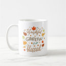 Search for thankful grateful blessed mugs Simple