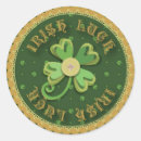 Search for irish leprechaun stickers Four leaf clover