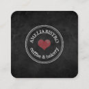 Search for round business cards Rustic