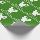 Search for golf christmas wrapping paper Santa