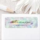 Search for purple glitter return address labels Pastel