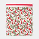 Search for red cardinal bird blankets Fleece