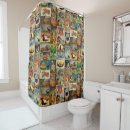 Search for vintage halloween shower curtains Black cats