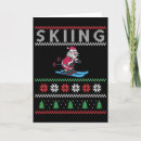 Search for funny skiing christmas cards Snow