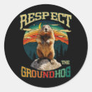 Search for respect stickers Groundhog