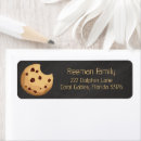 Search for chip return address labels Chocolate chip cookie