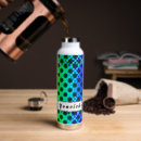 Search for black and white checkered water bottles Pattern