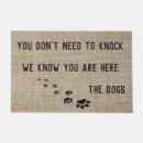 Search for knock doormats No need to knock