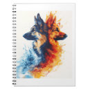 Search for german shepherd dog notebooks Wolf