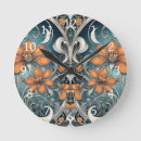 Search for orange and teal art Nouveau