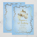 Search for cinderella carriage birthday invitations Royal