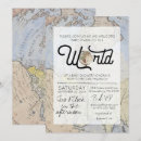 Search for world map baby shower invitations Vintage