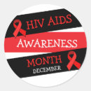 Search for aids stickers Awareness