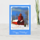 Search for michigan christmas cards Big red