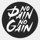 Search for no pain no gain stickers Gym
