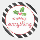 Search for merry everything stickers Red