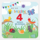 Search for colourful insect stickers Bugs