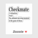 Search for funny chess stickers Chessboard