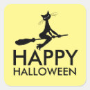 Search for broomstick stickers Halloween party
