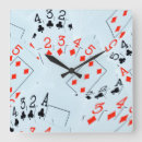 Search for playing cards clocks Ace
