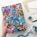Search for pop culture wrapping paper Retro
