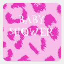 Search for leopard baby shower stickers Girl