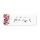 Search for purple return address labels Flower