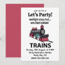Search for railways invitations Party