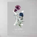 Search for gemini posters Watercolor