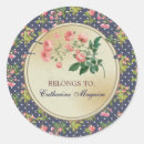 Search for vintage look stickers Flowers