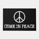Search for peace sign doormats Minimalist