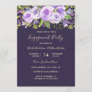 Search for lavender engagement party invitations Floral