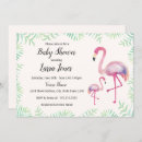 Search for flamingo baby girl shower invitations Pink