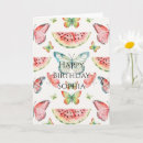 Search for watermelon birthday cards Green