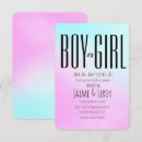Search for he or she gender reveal invitations Pink