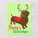 Search for dachshund christmas cards Santa