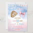 Search for baseball gender reveal invitations Cute