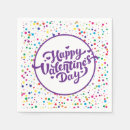 Search for valentines day paper napkins Happy valentine's day