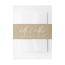 Search for kraft paper invitation belly bands Modern
