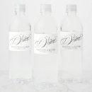 Search for black and white small wedding water bottle labels Chic
